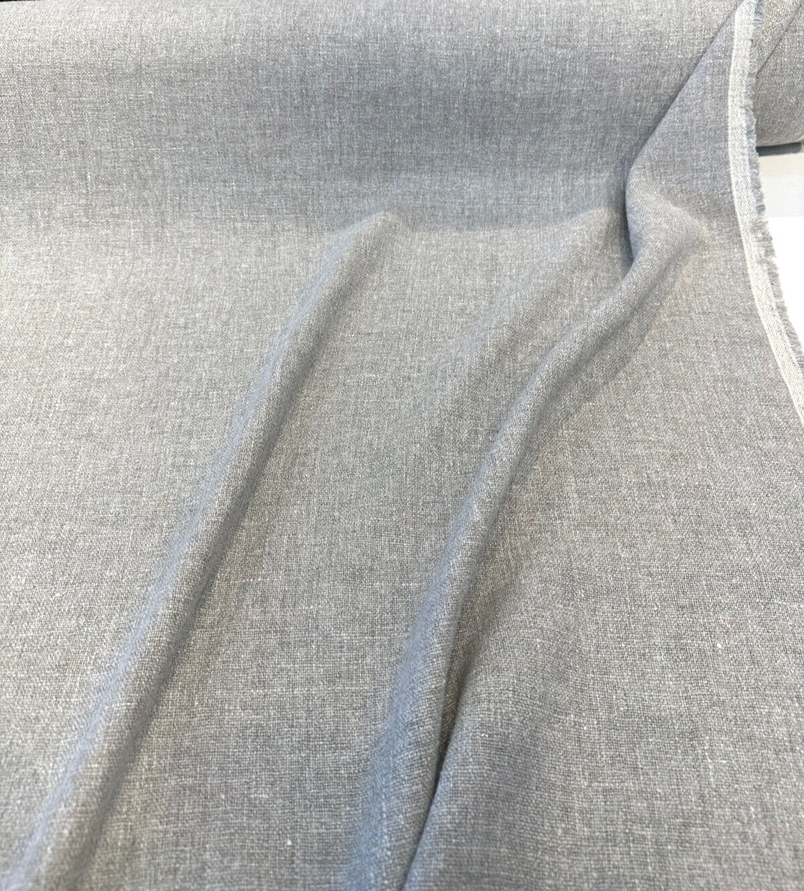 1 Yard Belgian Linen Blend Upholstery Drapery Fabric Laundered 54 Inches Wide